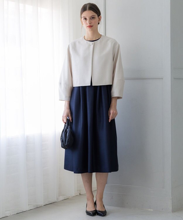 23区 【APPLAUDIR】トリアセシャンタン ジャケット シャンパン