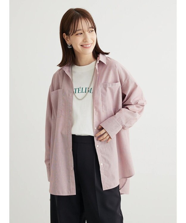 Green Parks オーバーサイズロゴチュニック Off White