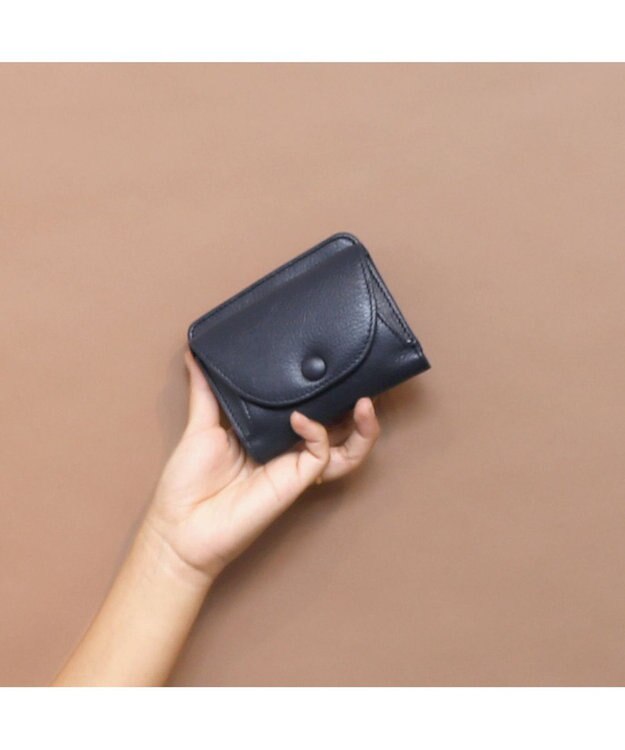 UNBILLION アトランタ ATLANTA / 牛革二つ折り財布 ネイビー