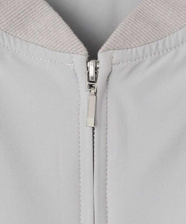 Feroux バックギャザー ブルゾン ライトグレー系