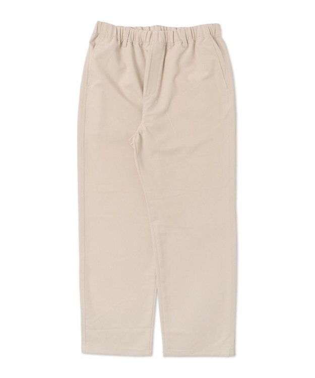 WEGO 【ウエストゴム/SMLサイズ展開】TRイージーストレートパンツ ライトベージュ