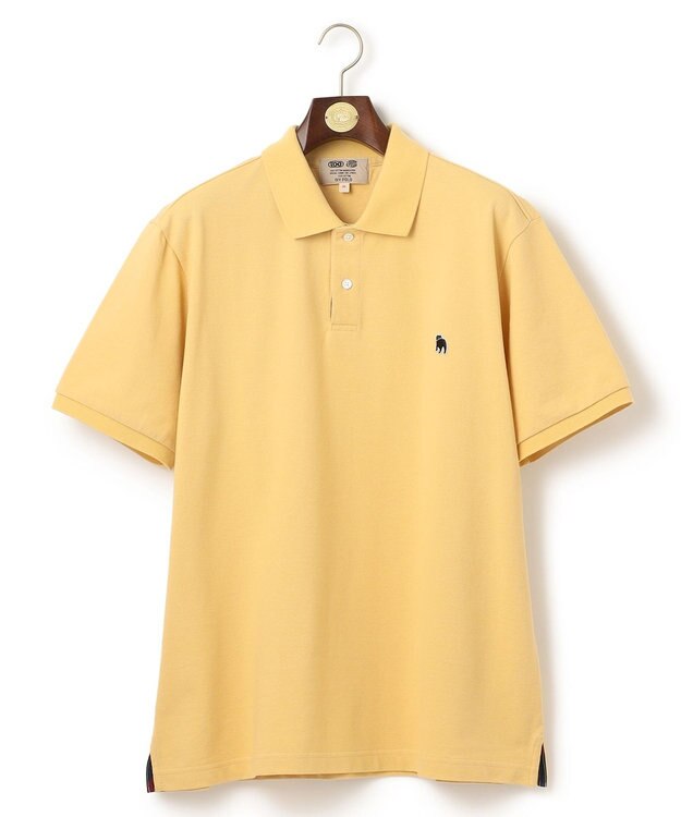 J.PRESS MEN 【KING SIZE】【大人気 / 10色展開】バックブル カノコレジメン ポロシャツ イエロー系