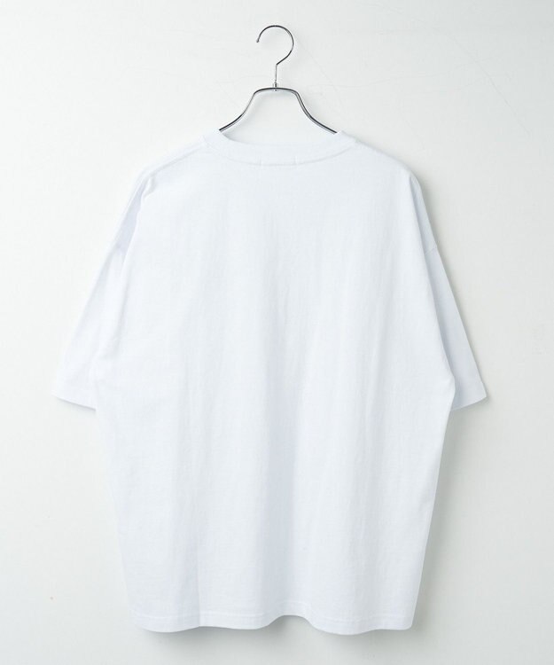 WEGO ヒゲサガラ刺繍Tシャツ ホワイト