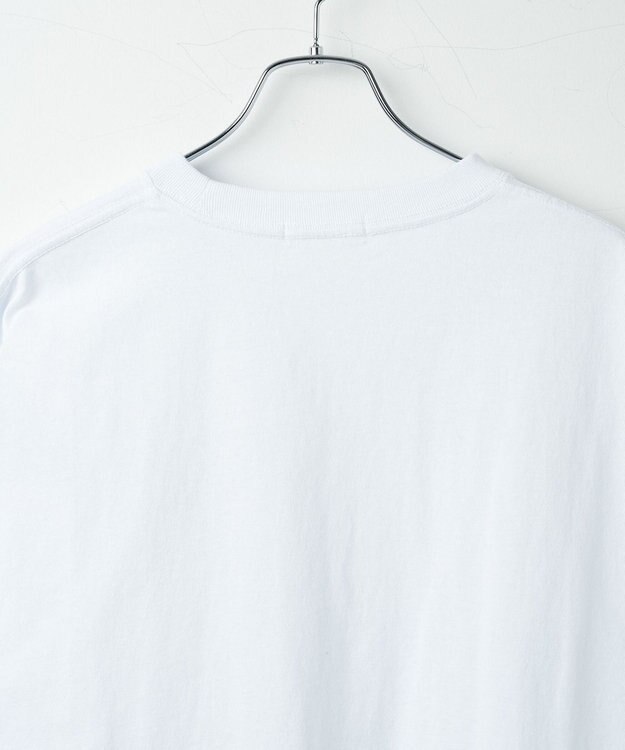 WEGO ヒゲサガラ刺繍Tシャツ ホワイト