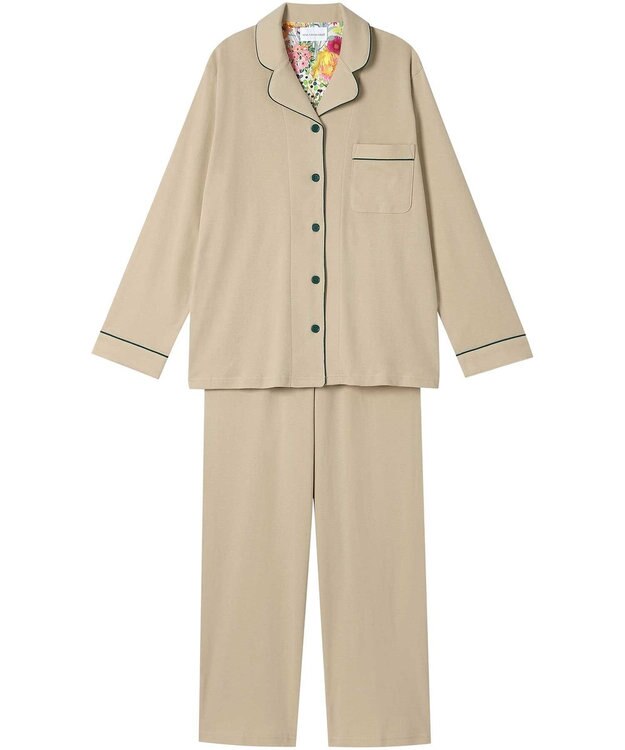 une nana cool 【綿100％】フライスパジャマ　ＭＡＤＥ　ＷＩＴＨ　ＬＩＢＥＲＴＹ　ＦＡＢＲＩＣ OC