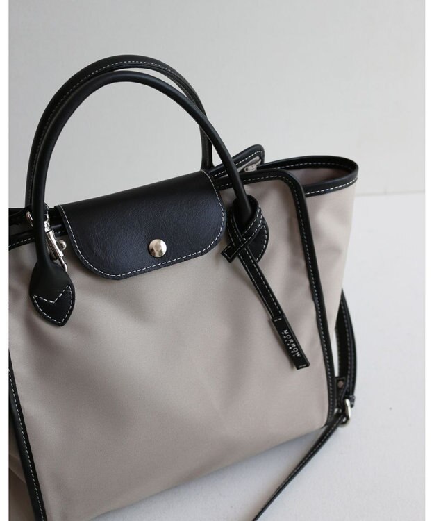 MORROW by thank 新色追加！【軽量】NYC BAG ショルダーバッグ ベージュ×ブラック
