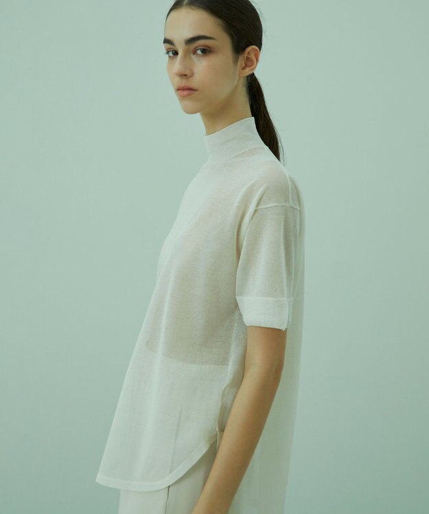 BEIGE， YUZU / ニットトップス Ecru