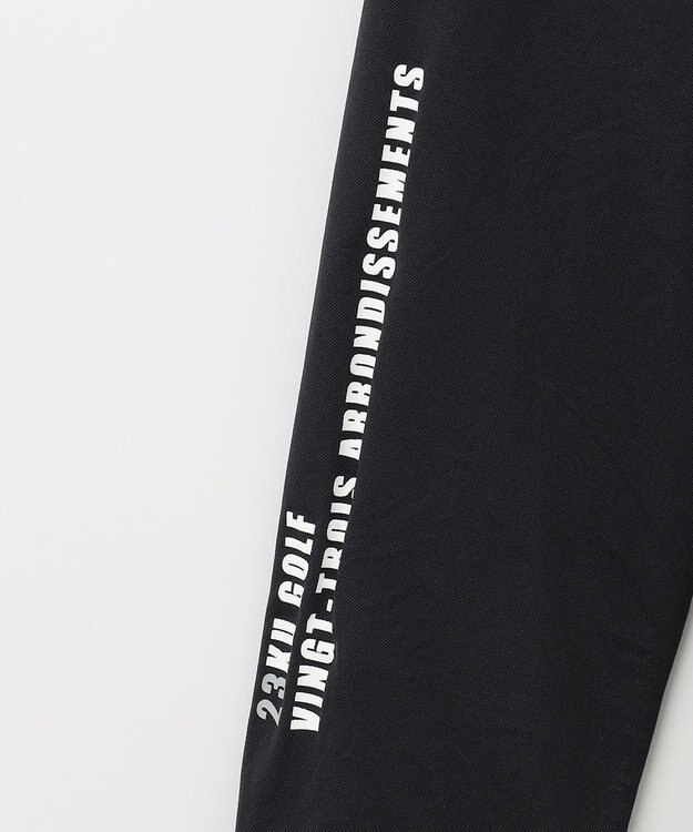 23区GOLF 【MEN】【吸水速乾・UVケア】30デニール インナーカットソー ブラック系