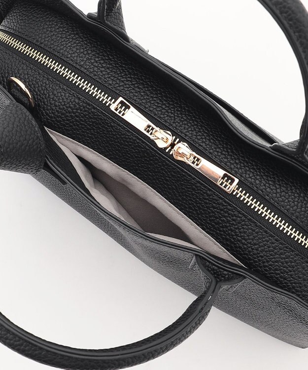 LA BAGAGERIE 【maison vert】 【軽量】リボンワイド２WAYショルダー ブラック