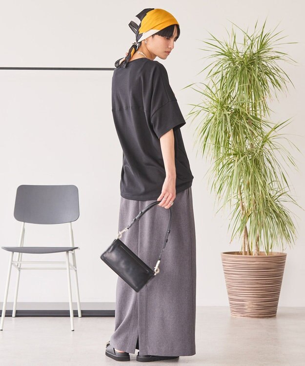 AMERICAN HOLIC 【新色追加】【接触冷感】コクーンシルエットカットソー Black