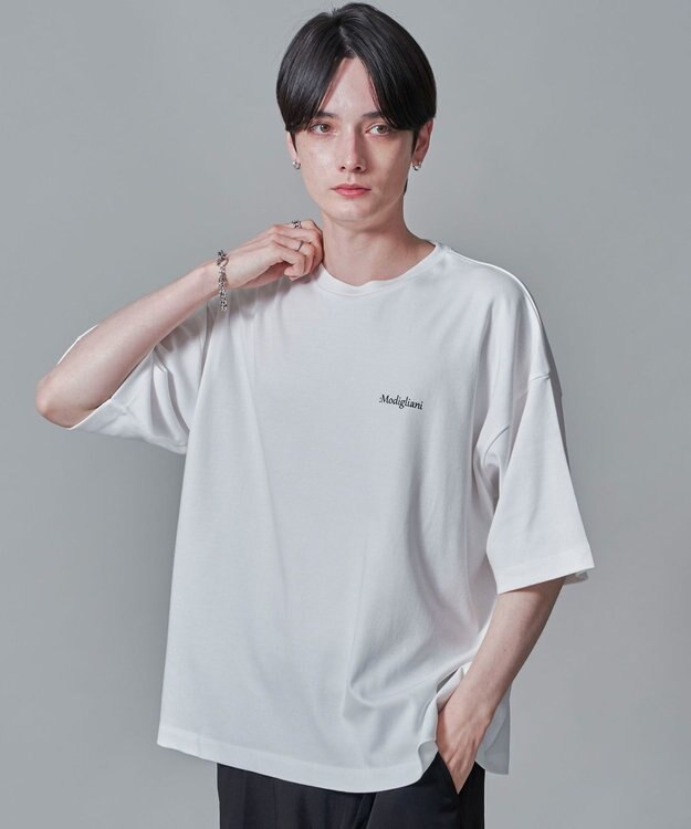 WEGO ARTCOLLECTIONプリントT（SS） ホワイト