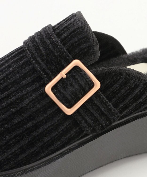 steppi 【洗える】厚底クロッグシューズ ブラック