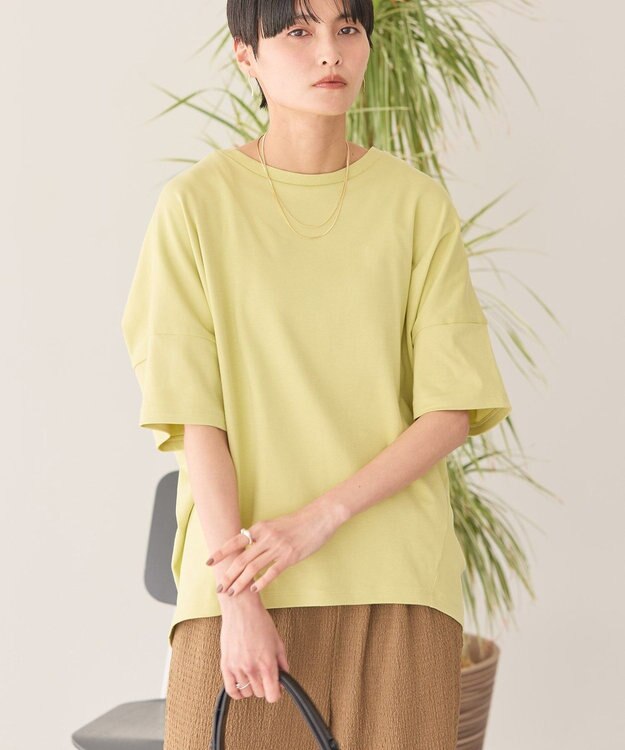 AMERICAN HOLIC 【新色追加】【接触冷感】コクーンシルエットカットソー Pistachio