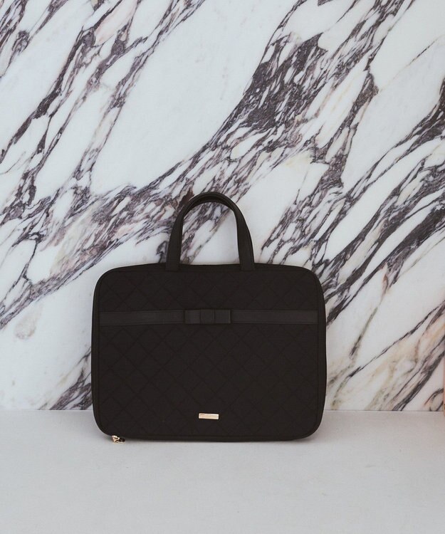 Maison de FLEUR オペラリボンキルトPCケース Black