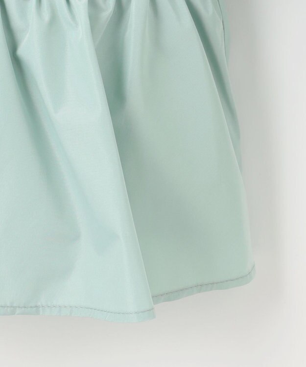 ANY KIDS 【洗濯機OK】中綿リボンコート ミント