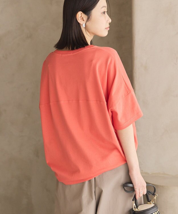 AMERICAN HOLIC 【新色追加】【接触冷感】コクーンシルエットカットソー Orange