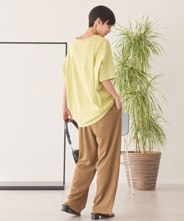 AMERICAN HOLIC 【新色追加】【接触冷感】コクーンシルエットカットソー Pistachio