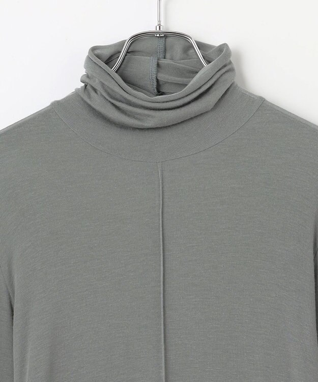 #Newans 【ストレッチ】【カシミヤ混】カシミヤシルクジャージー セージ