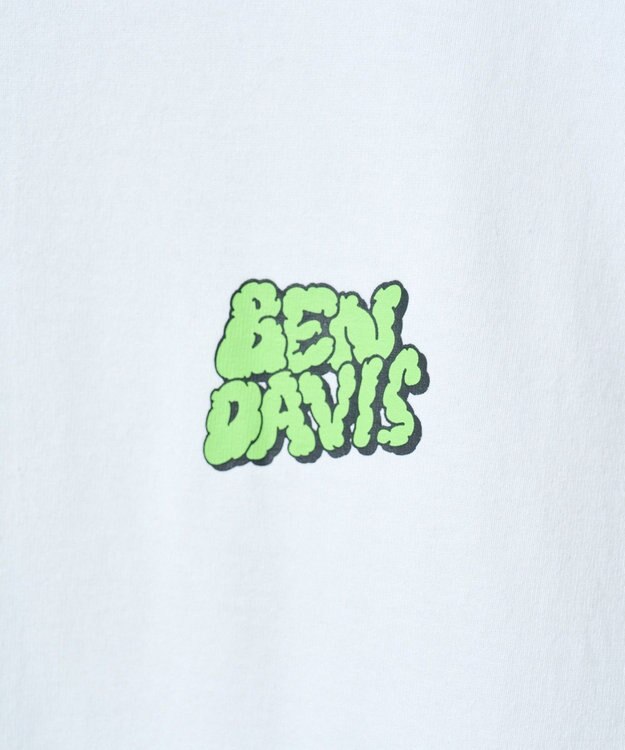 WEGO 【ユニセックス着用ITEM/綿100％/SMLサイズ】別注ベンデイビスプランプロゴT ホワイト