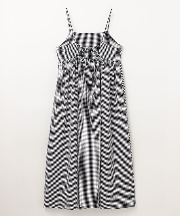 ANY 【洗濯機可能】ギンガムギャザーワンピース ギンガム