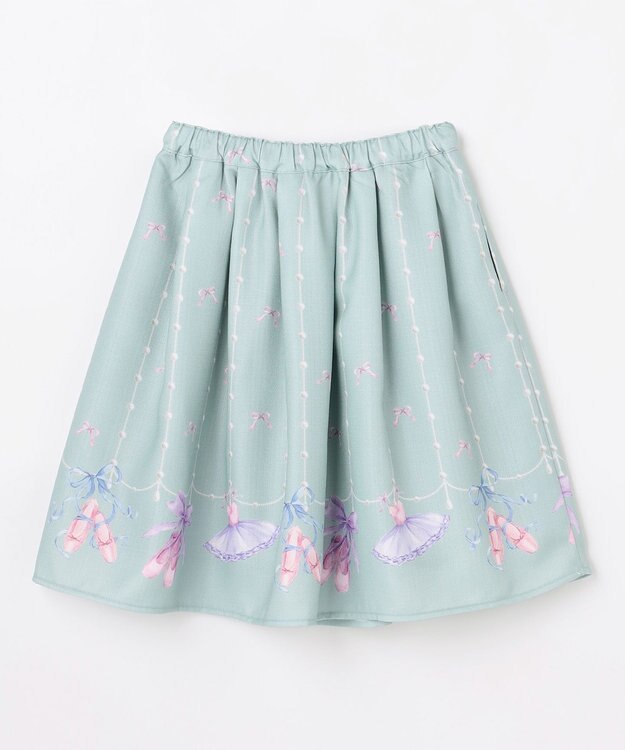 ANY KIDS メロディスカート ミント×バレエ