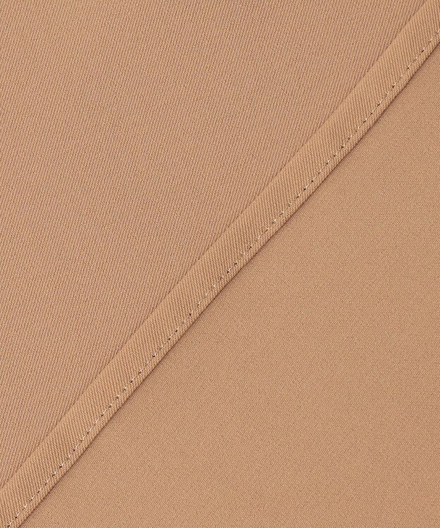 23区 L 【Lサイズ限定/洗える】ハイストレッチツイル ブラウス キャメル系