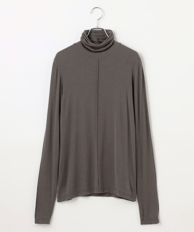 #Newans 【ストレッチ】【カシミヤ混】カシミヤシルクジャージー グレー