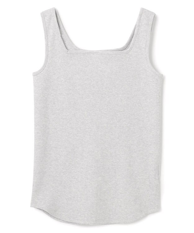 UNFILO 【新色登場】スクエアテレコタンクトップ [NEW]シルバーラメ