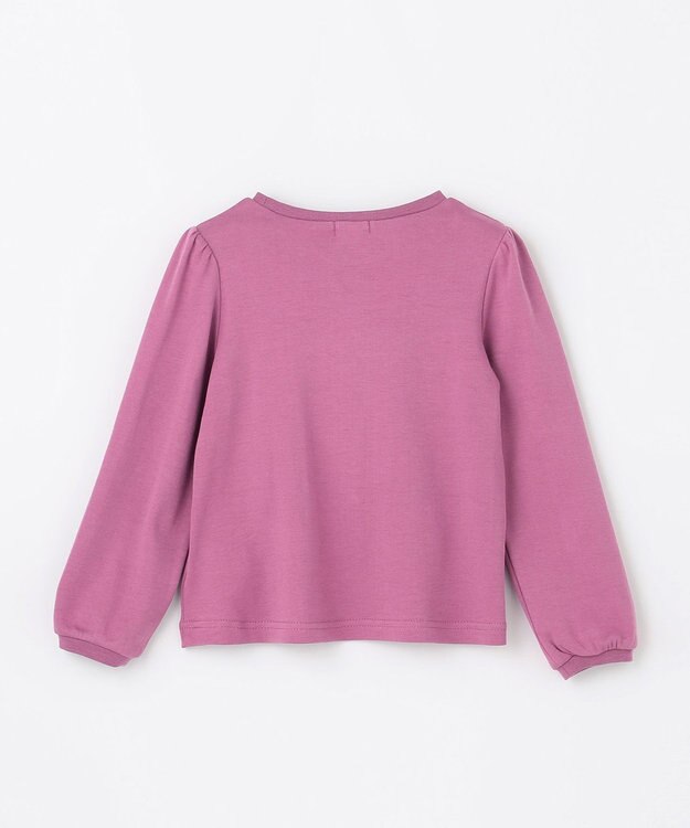 ANY KIDS ミラクルスパンコール 長袖 Tシャツ ローズ