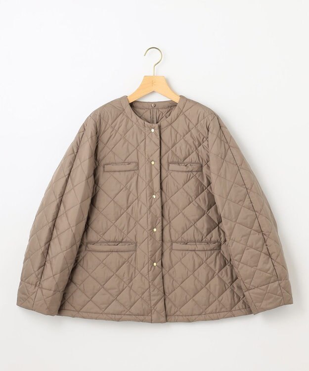 組曲 S 【洗える・中綿】2WAYキルト コート ベージュ系