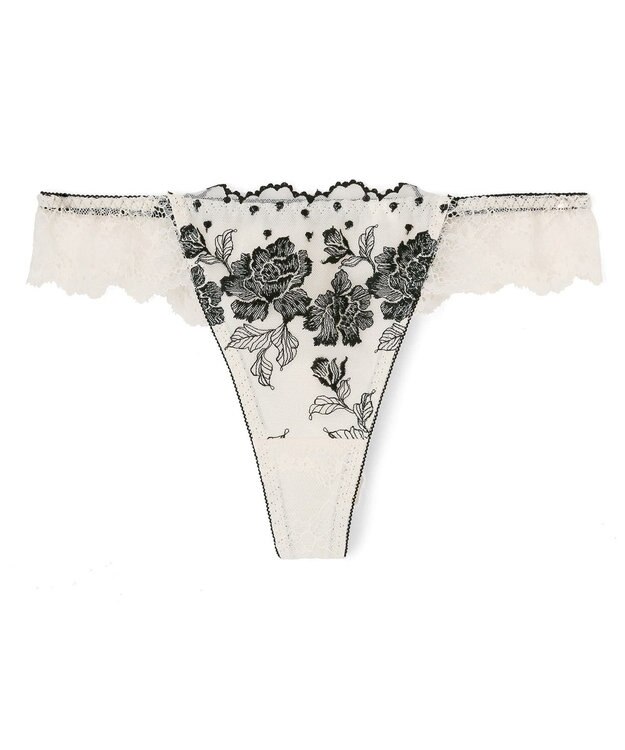 San-ai Resort（三愛水着楽園） エレガントコレクション  【2412】 Tバックショーツ アイボリー