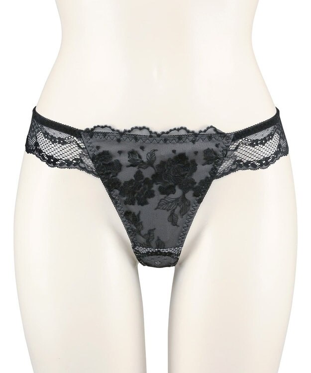 San-ai Resort（三愛水着楽園） エレガントコレクション  【2412】 Tバックショーツ ブラック