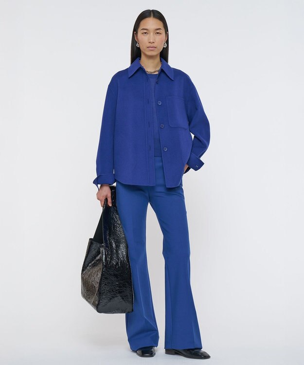 JOSEPH ライトダブルフェイス　ショートコート Cobalt