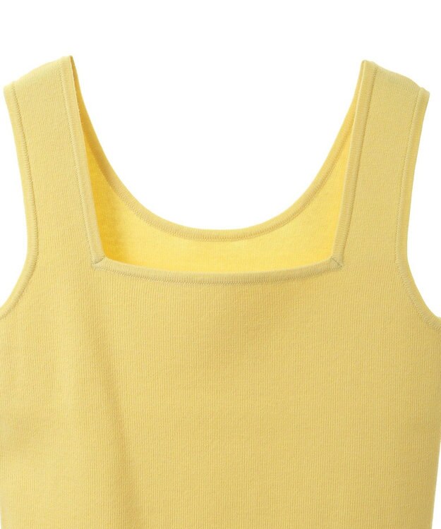 AMERICAN HOLIC 総針スクエアタンクトップ Lemon Yellow