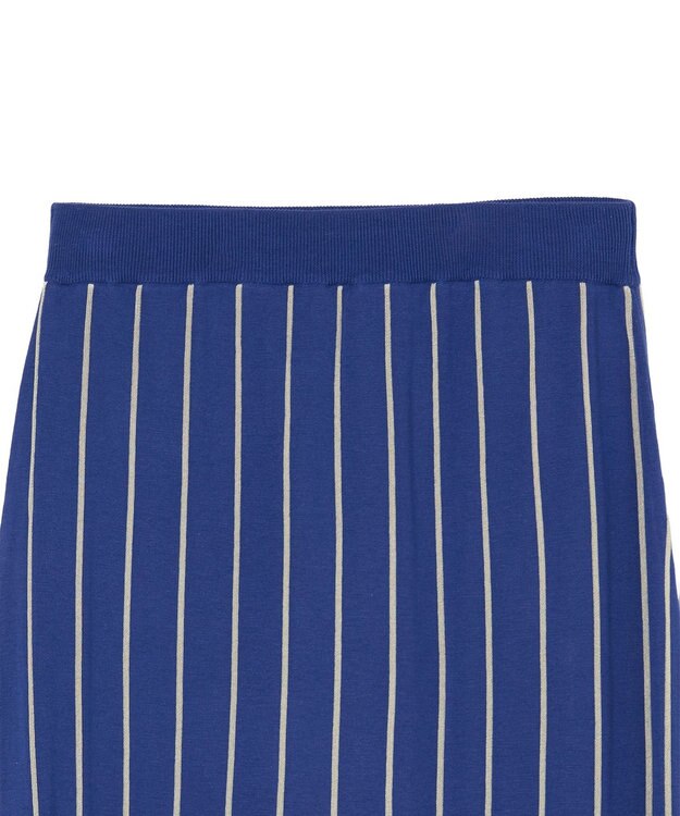 JOSEPH 【洗える】ジオメトリックジャガード　ニットスカート Cobalt / Affogato