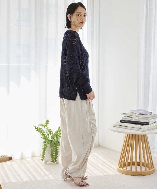 AMERICAN HOLIC メッシュカーディガン Navy