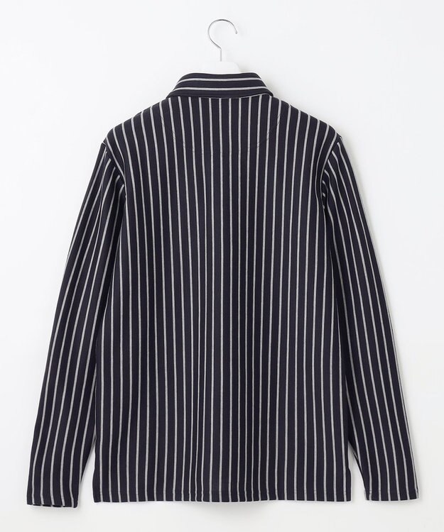 23区GOLF 【MEN】ストライプ 長袖シャツ ネイビー系2