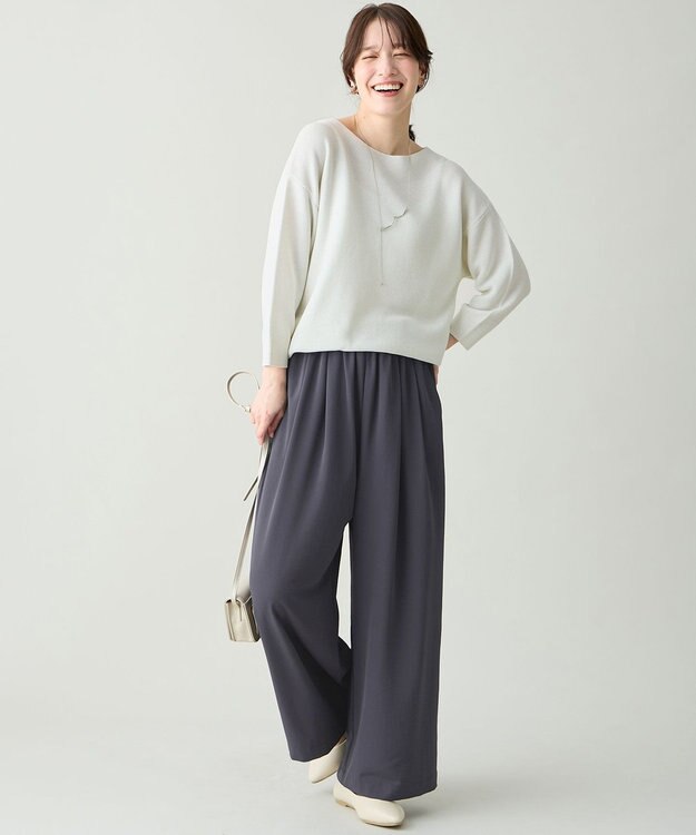 ANY L アクリルガーターニット シルバー（一部店舗限定色）