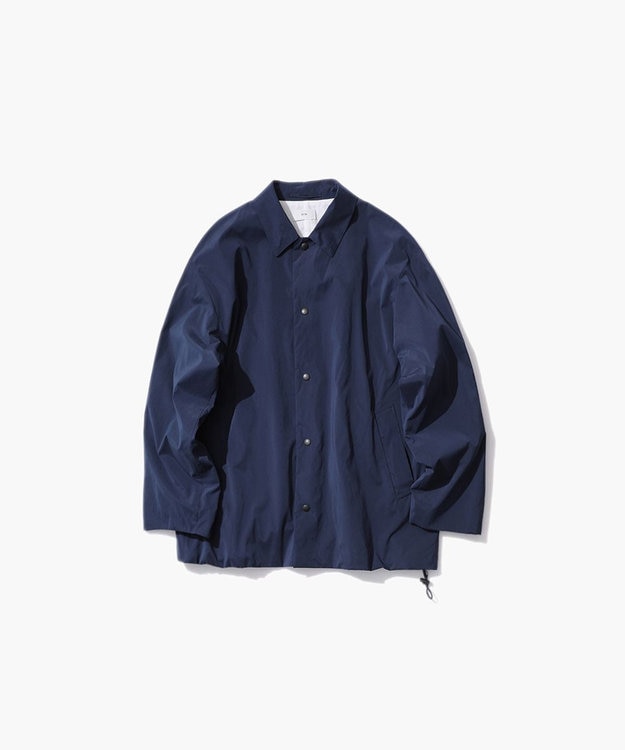 ATON VENTILE SUEDE | コーチジャケット - UNISEX NAVY