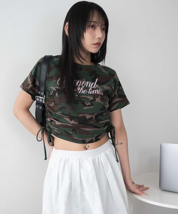 WEGO ロゴサイドドロストちびT 柄1