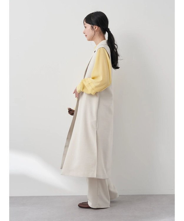 earth music&ecology ロングジレ Beige