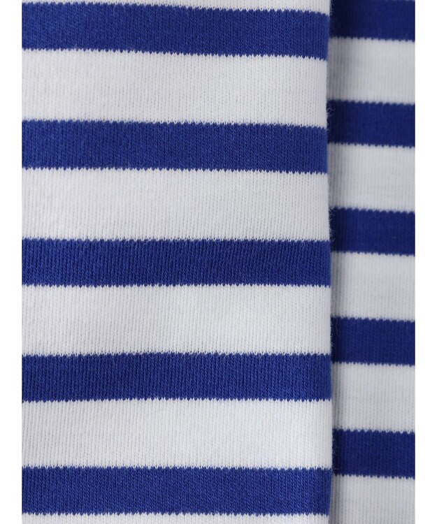 AMERICAN HOLIC Ｄａｉｌｙ！　抗菌防臭クルーネックカットプルオーバー Border Blue