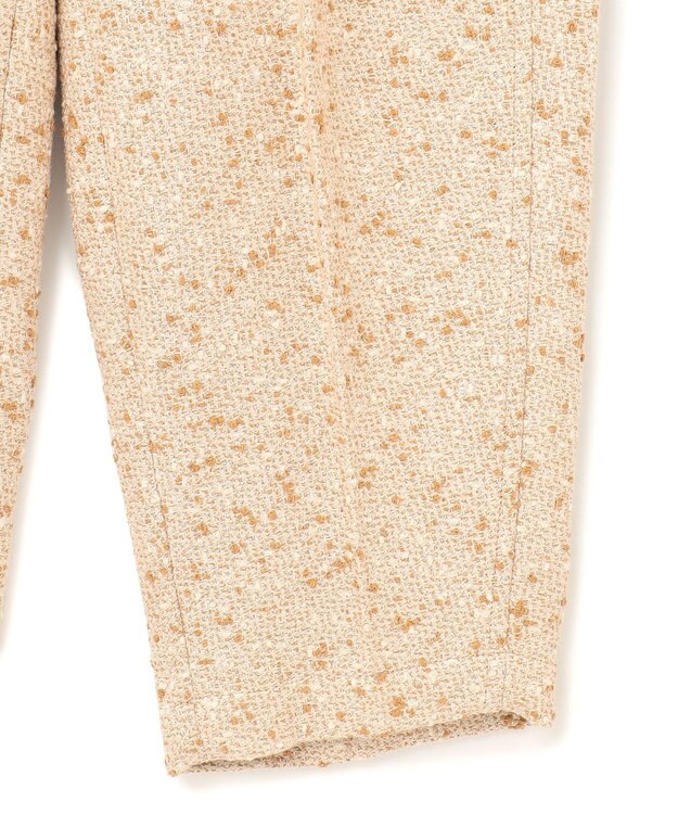 JOSEPH ツイード　フルレングストラウザーズ Ivory/Clay