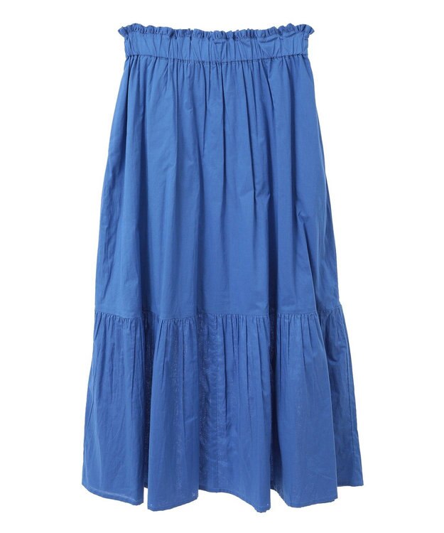 earth music&ecology クリンクルスカート Blue