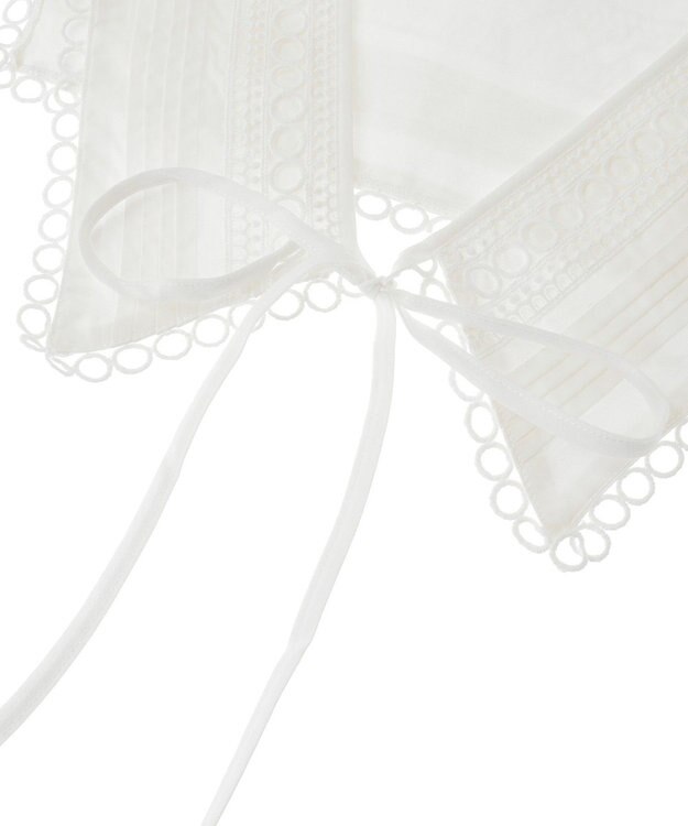 earth music&ecology セーラーカラーレース付け襟 Off White