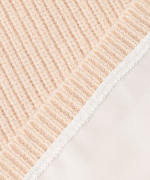 Feroux 【洗える】ラッフルレイヤード ニット アイボリー系