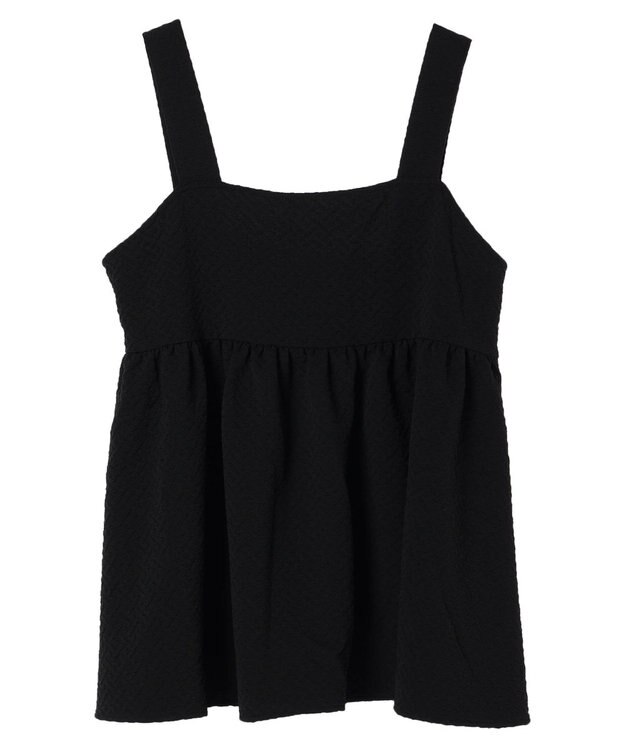 Green Parks ジャガードキャミビスチェ Black