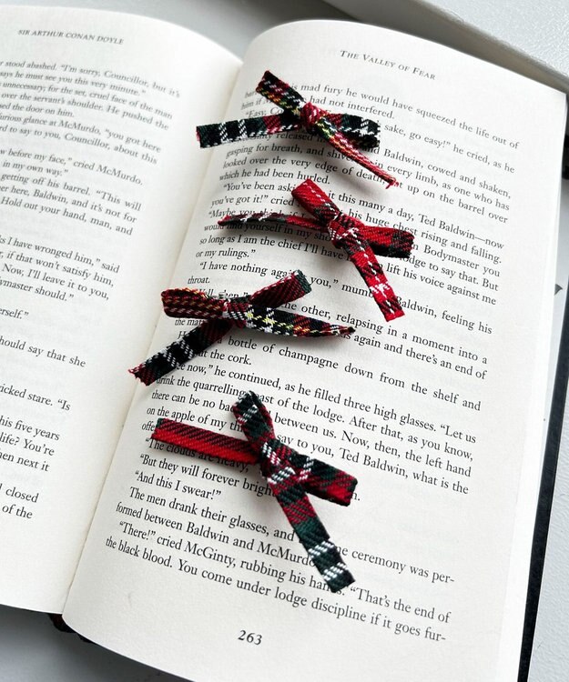 WEGO L4Pミニリボンクリップ 柄4