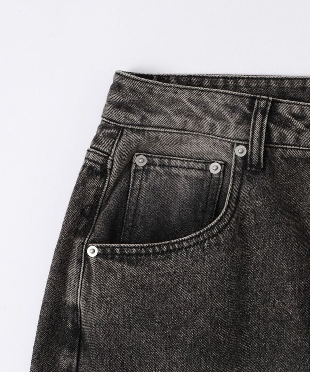 WEGO チェーン付きバルーンデニムパンツ デニムブラックソノタ