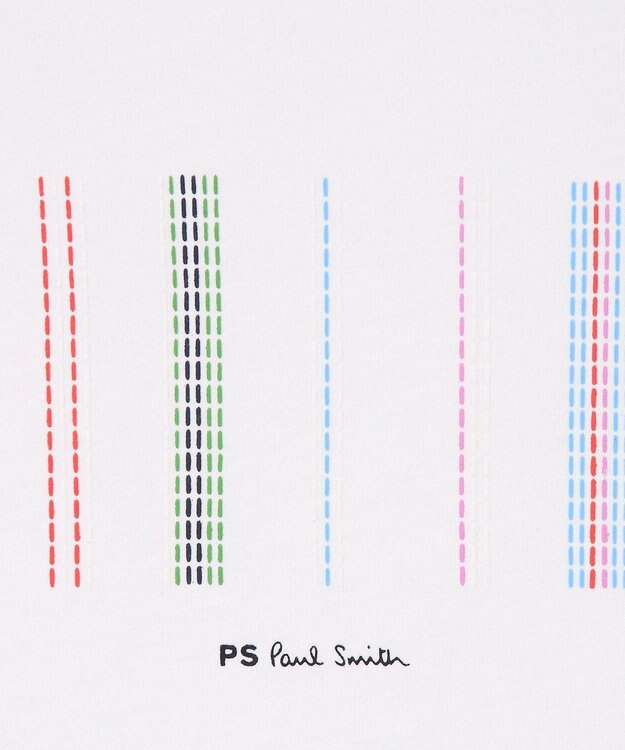 Paul Smith バブル ステッチ 半袖Tシャツ ホワイト